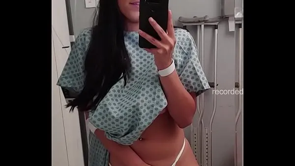 Hot Quarantined Teen Almost Caught Masturbating In Hospital Room fresh Tube
