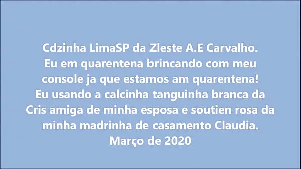 Cdzinha LimaSP Stay at home! playing with my toy in March 2020 Tiub segar panas