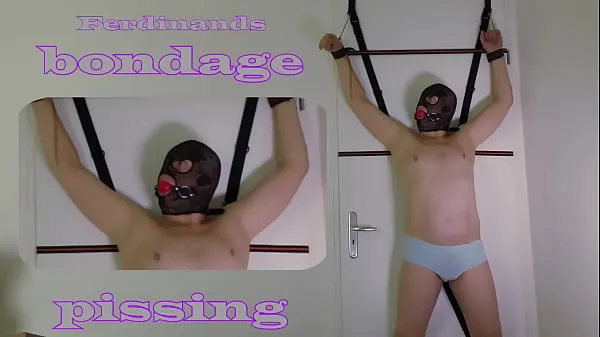 Ζεστό Bondage peeing. (WhatsApp: 31 620217671) Dutch man tied up and to pee his underwear. From Netherland. Email: xaquarius19 .com φρέσκο ​​σωλήνα
