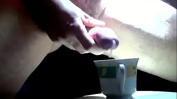 热的 Cumshot - 15 coffee cup 新鲜的管