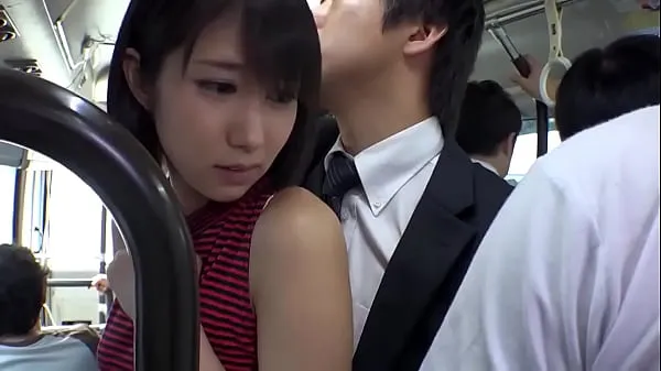 Ống nóng Sexy japanese chick in miniskirt gets fucked in a public bus tươi