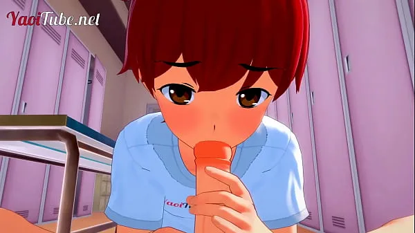 ร้อนแรง Yaoi 3D - Naru x Shiro [Yaoiotube's Mascot] Handjob, blowjob & Anal หลอดสด