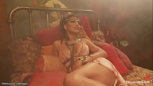 Gorąca Big cock TS Goddess anal fucking slave świeża tuba