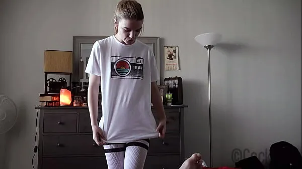 Hete Seductive Step Sister Fucks Step Brother in Thigh-High Socks Preview - Dahlia Red / Emma Johnson verse buis