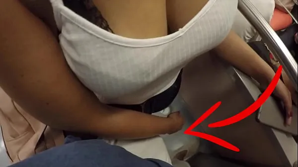 뜨거운 Unknown Blonde Milf with Big Tits Started Touching My Dick in Subway ! That's called Clothed Sex 신선한 튜브