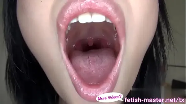 Hot Japanese Asian Tongue Spit Fetish fresh Tube