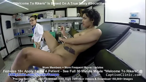 Chaud Bienvenue chez Rikers! Jackie Banes est arrêtée et l'infirmière Lilith Rose est sur le point de fouiller à nu Mme Attitude Tube frais
