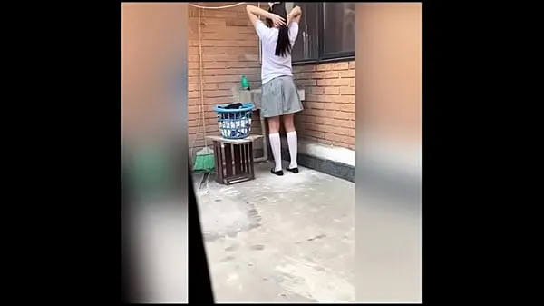 گرم I Fucked my Cute Neighbor College Girl After Washing Clothes ! Real Homemade Video! Amateur Sex! VOL 2 تازہ ٹیوب