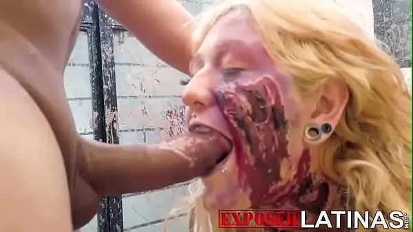 ร้อนแรง ExposedLatinas - Latina blonde zombie girl gets fucked like a beast หลอดสด