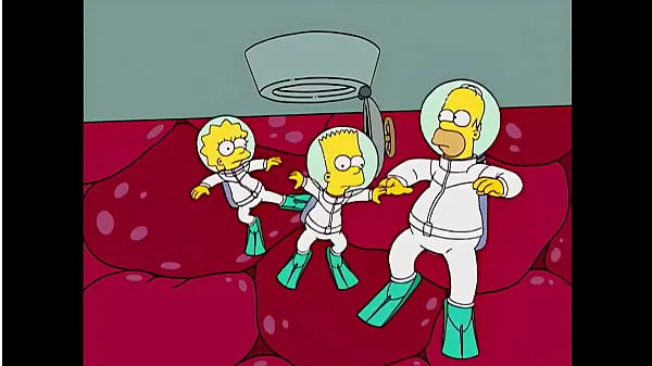 Chaud Homer et Marge ayant des relations sexuelles sous-marines (réalisé par Sfan) (nouvelle introduction Tube frais