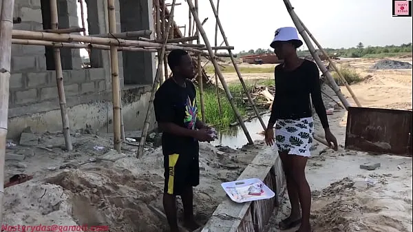 Vroča I HAD SEX WITH A SACHET WATER HAWKER IN A CONSTRUCTION BUILDING IN LAGOS sveža cev
