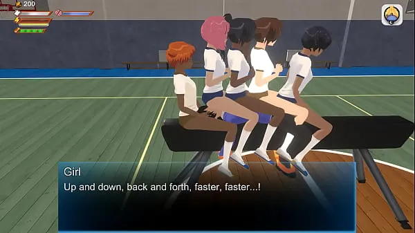 Vroča Femdom University 3D Game - Gymgirls riding sveža cev