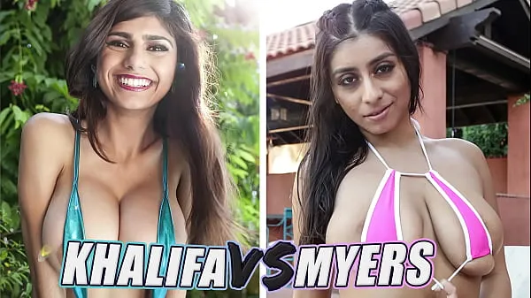 BANGBROS - Battle Of The GOATs: Mia Khalifa vs Violet Myers (Round Two Tiub segar panas