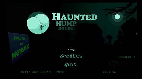 Vroča Haunted Hump House [PornPlay Halloween Hentai game] Ep.1 Ghost chasing for cum futa monster girl sveža cev
