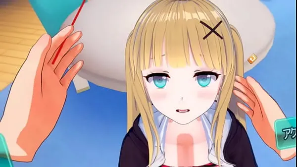 Hot Eroge Koikatsu! VR version] Cute and gentle blonde big breasts gal JK Eleanor (Orichara) is rubbed with her boobs 3DCG anime video fresh Tube