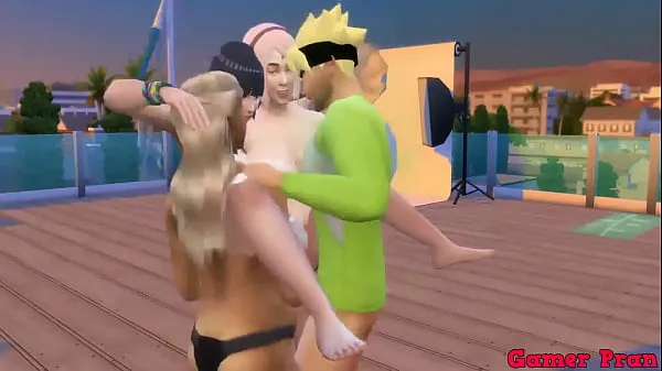 Forró and their Stepmothers Episode 4 On the last day of training he fucks sakura, hinata, and sunade in a threesome as he likes the most lots of milk for fat girls friss cső