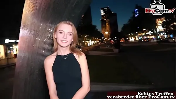 Cute german blonde Teen with small tits at a real Fuckdate أنبوب جديد ساخن