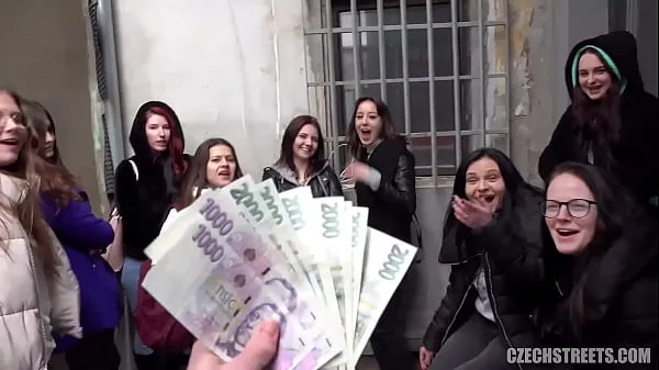 Ống nóng CzechStreets - Teen Girls Love Sex And Money tươi