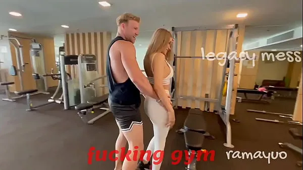 LEGACY MESS: Fucking Exercises with Blonde Whore Shemale Sara , big cock deep anal. P1 أنبوب جديد ساخن
