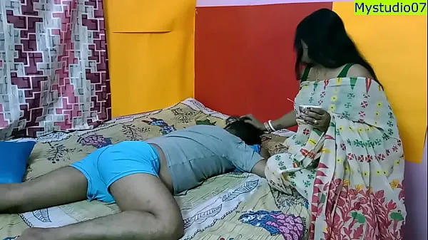 Hete Indian Bengali xxx Bhabhi amateur fucking with handsome devor! Hindi hot sex with clear audio verse buis