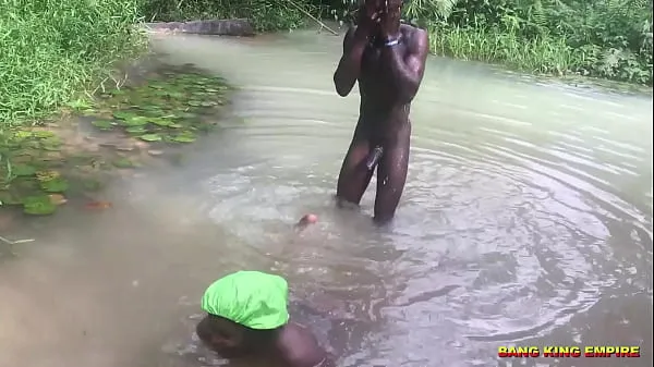 Hot BANG KING EMPIRE - ENJOYING SLOW AND STEADY SEX IN THE STREAM WITH AFRICAN EBONY VILLAGE HUNTER'S WIFE fresh Tube