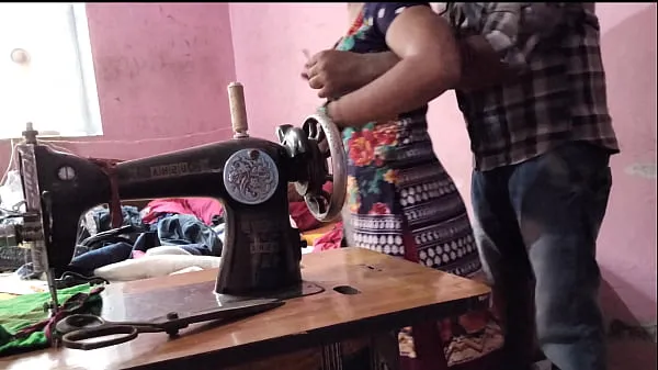 Ống nóng fucked while sewing desi bhabhi tươi