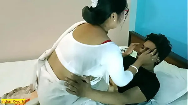 Varmt Indian sexy nurse best xxx sex in hospital !! with clear dirty Hindi audio frisk rør