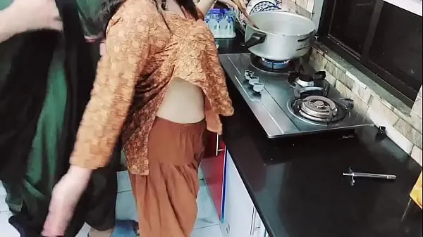 热的 Pakistani XXX House Wife,s Both Holes Fucked In Kitchen With Clear Hindi Audio 新鲜的管