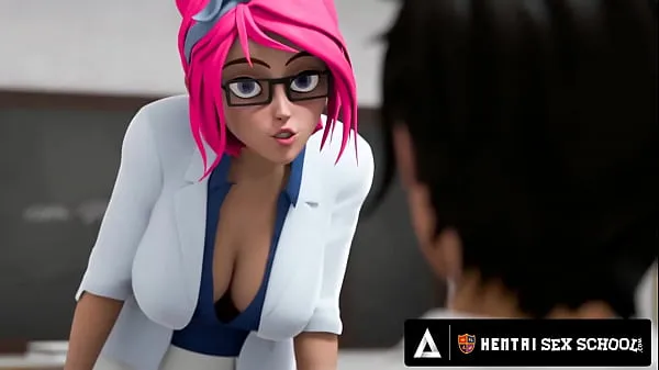 Forró HENTAI SEX UNIVERSITY - Big Titty Hentai MILF Begs For Student's Cum In Front Of The WHOLE CLASS friss cső