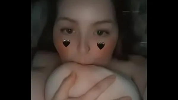 Hot Gcupslut sucks on huge tits BIGGER than her own HEAD fresh Tube
