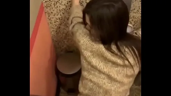 Vroča fucking in the bathroom sveža cev