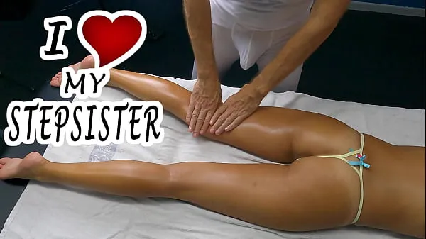 Varm Massage my Stepsister färsk tub