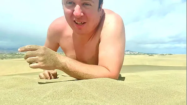 Varm Gran Canaria Nudist Beach färsk tub