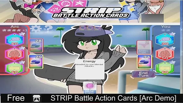 Varm STRIP Battle Action Cards [Arc Demo färsk tub
