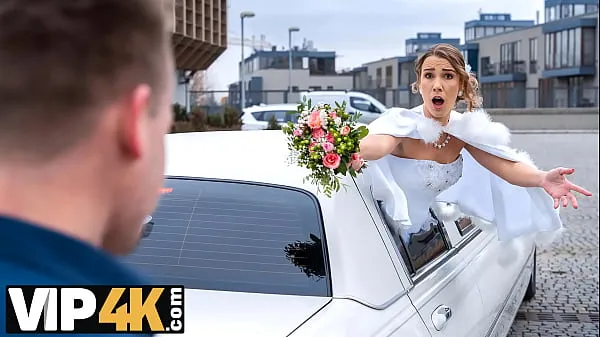 Hot BRIDE4K. The Wedding Limo Chase fresh Tube