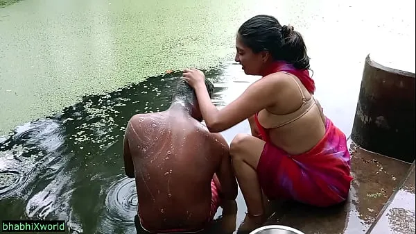 Varm Desi Devar bhabhi HOT sex with clear dirty AUDIO! Real XXX sex färsk tub