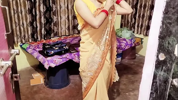 Varmt What did the sister-in-law do by wearing a yellow sari and asked to fuck me on the CD frisk rør