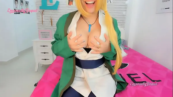 Varm Tsunade from naruto cosplay JOI jerk off instructions tits fuck twerking teasing and blowjob on a BBC like an anime hentai or manga färsk tub