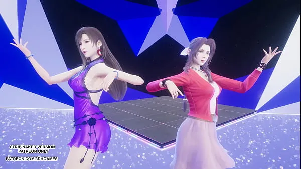 Vroča MMD] TAEYEON - INVU Aerith Tifa Lockhart Hot Kpop Dance Final Fantasy Uncensored Hentai sveža cev