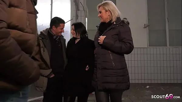 Forró German MILF Tatjana Young and Teen Elisa18 talk to Swinger Foursome friss cső