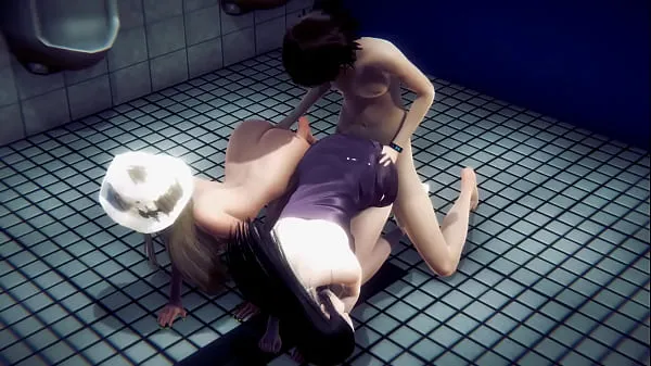 Hot Hentai Uncensored - Blonde girl sex in a public toilet - Japanese Asian Manga Anime Film Game Porn fresh Tube
