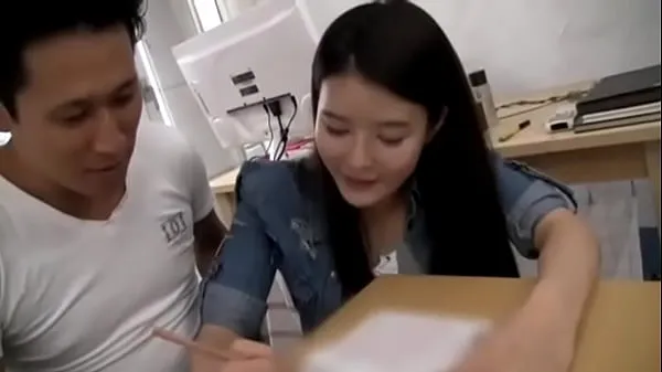 Sıcak Korean Teacher and Japanese Student taze Tüp