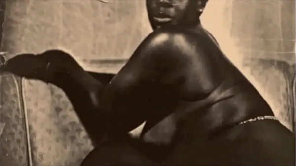Vroča Retro Pornostalgia, Vintage Interracial Sex sveža cev