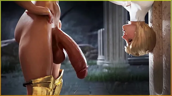 Vroča 3D Animated Futa porn where shemale Milf fucks horny girl in pussy, mouth and ass, sexy futanari VBDNA7L sveža cev