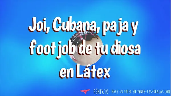 Hot Sell-your-panties - JOI, Cuban, handjob and footjob from your goddess in Latex - Fenix10 fresh Tube