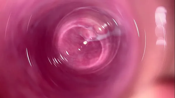 Vroča Camera inside my tight creamy pussy, Internal view of my horny vagina sveža cev