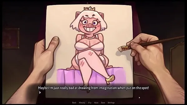 Gorąca My Pig Princess [ Hentai Game PornPlay ] Ep.17 she undress while I paint her like one of my french girls świeża tuba