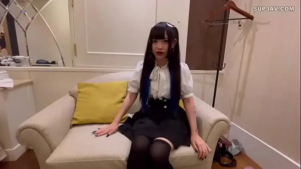 Varmt Cute Japanese goth girl sex- uncensored frisk rør