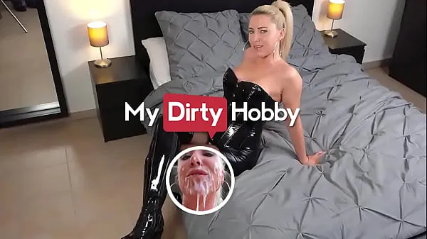 MyDirtyHobby - Busty blonde gets her ass fucked big a big cock أنبوب جديد ساخن