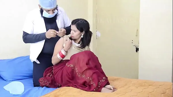 Varmt Doctor fucks wife pussy on the pretext of full body checkup full HD sex video with clear hindi audio frisk rør